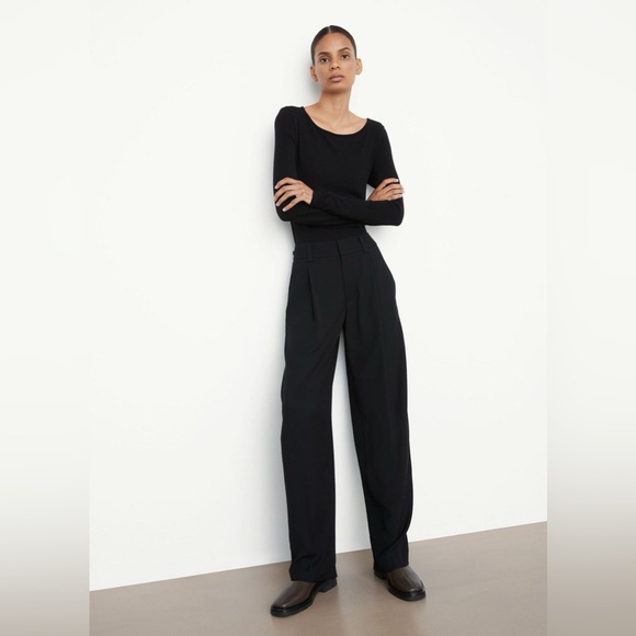 NWT Vince High Waisted Tapered Leg Trousers - Picture 1 of 9